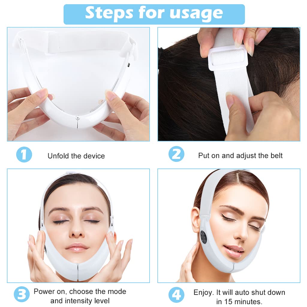 HANNEA Smart V-Face Machine Face Massager EMS Micro-current Multi-function Face-lifting Remove Double Chin Tighten Facial Contour Women Beauty Product HANNEA Smart V-Face Machine Face Massager EMS Micro-current Multi-function Face-lifting Remove Double Chin Tighten Facial Contour Women Beauty Product